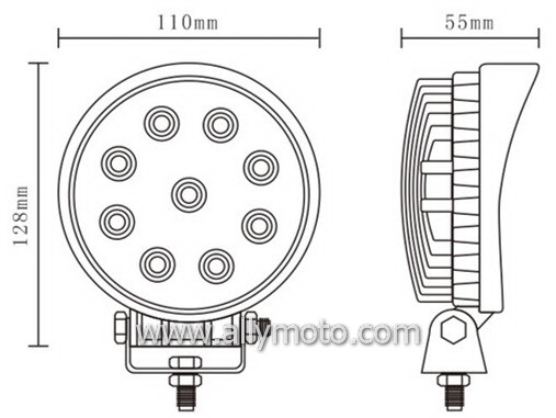 27W LED Driving Light Work Light 1003